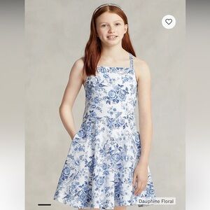 NWOT: Ralph Lauren Girls Toile De Jouy Dress